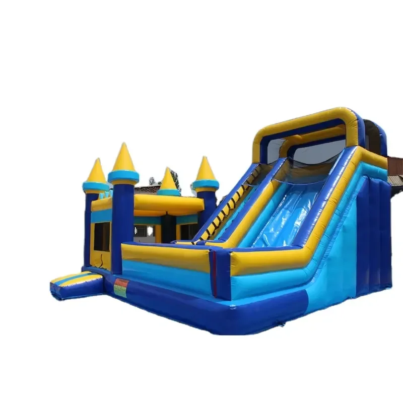 Cheap PVC Commercial Inflatable Bouncing Castle Candyland Bouncy Slide Combo Fun for Kids Customized Color & Size