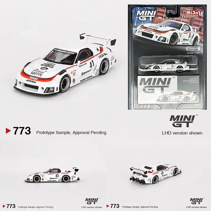 ミニチュアミニチュアコレクション,ミニチュアランチャー,773 1:64 lbwk rx7 lb,スーパーシルエット,番号41,ダイキャスト