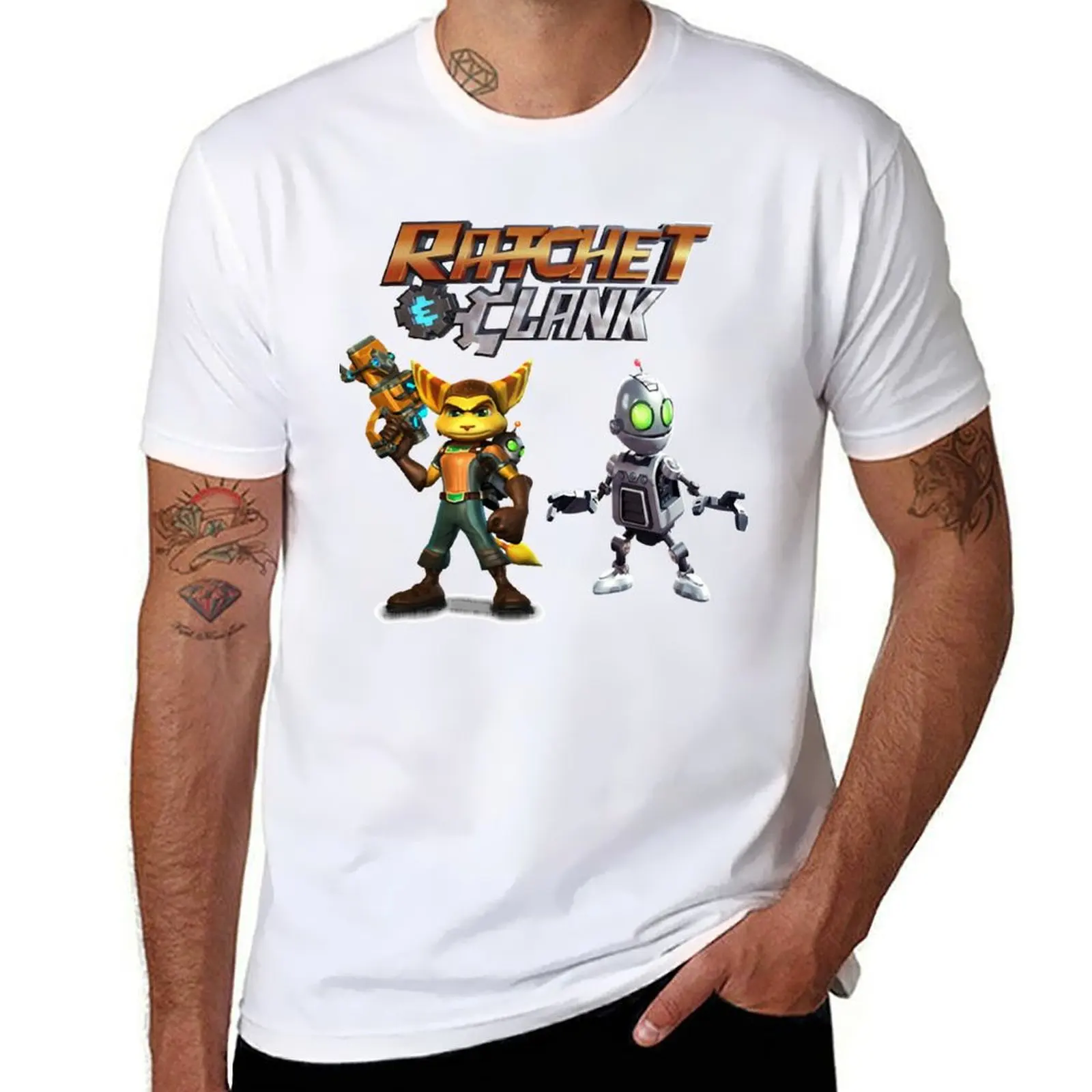 

Ratchet and Clank T-Shirt essential t shirt t shirts for man pack white T-Shirt