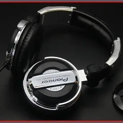 Pioneer DJ Headphone Disc Music Headset Over-Ear Earphones Monitor Headset Tuning Mobile Phone PC Headphone Without Mic Gift 8 best sales pioneer stereo - №5