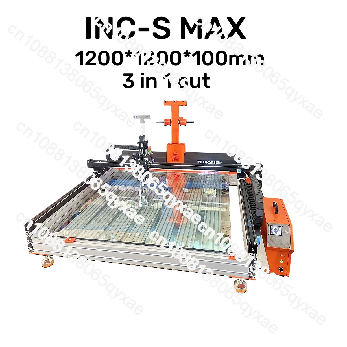 2024 new large scale 1200mm*1200mm*100mm  outdoor business sign printer 3d printer for advertising sign