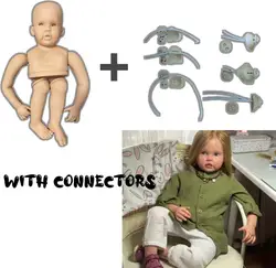 【With Connectors】FBBD 36inch Reborn Baby Doll Cressida With Cloth Body With Connectors Unpainted Kit Dolls For Children