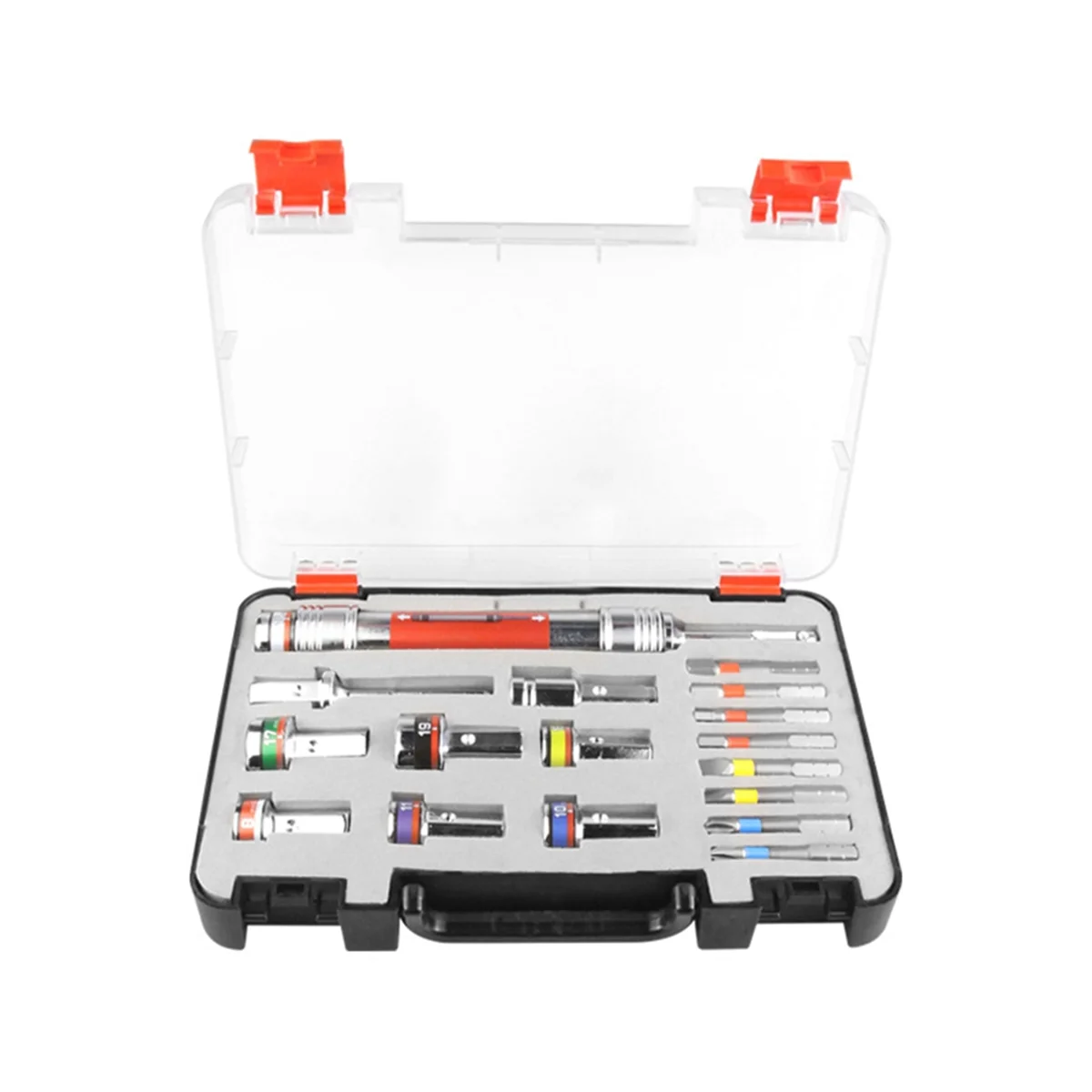 AA25 17PCS Multi Purpose Quick Change Hex Socket Set with Bits/ Sockets for Hammer Drill/Power Wrench/Electric Drill