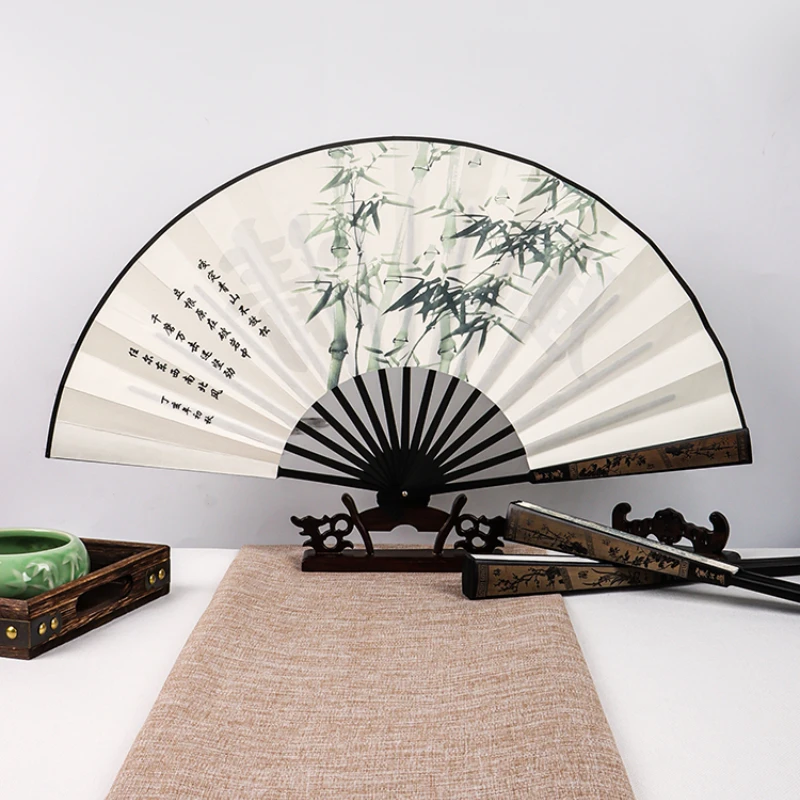 10-Inch Antique Fan Chinese Style