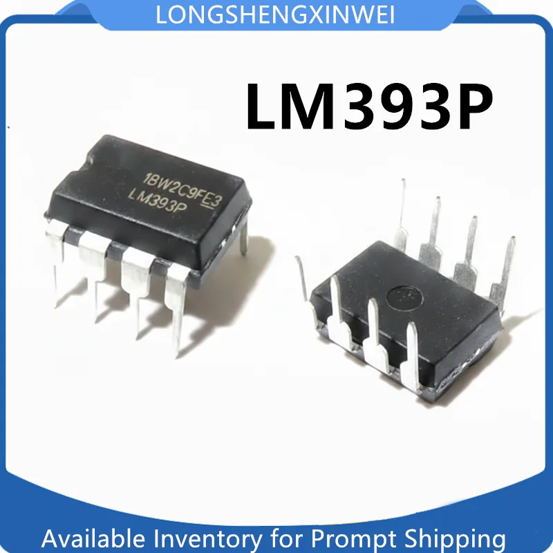 1 peça novo original lm393p lm393 inserção direta dip8