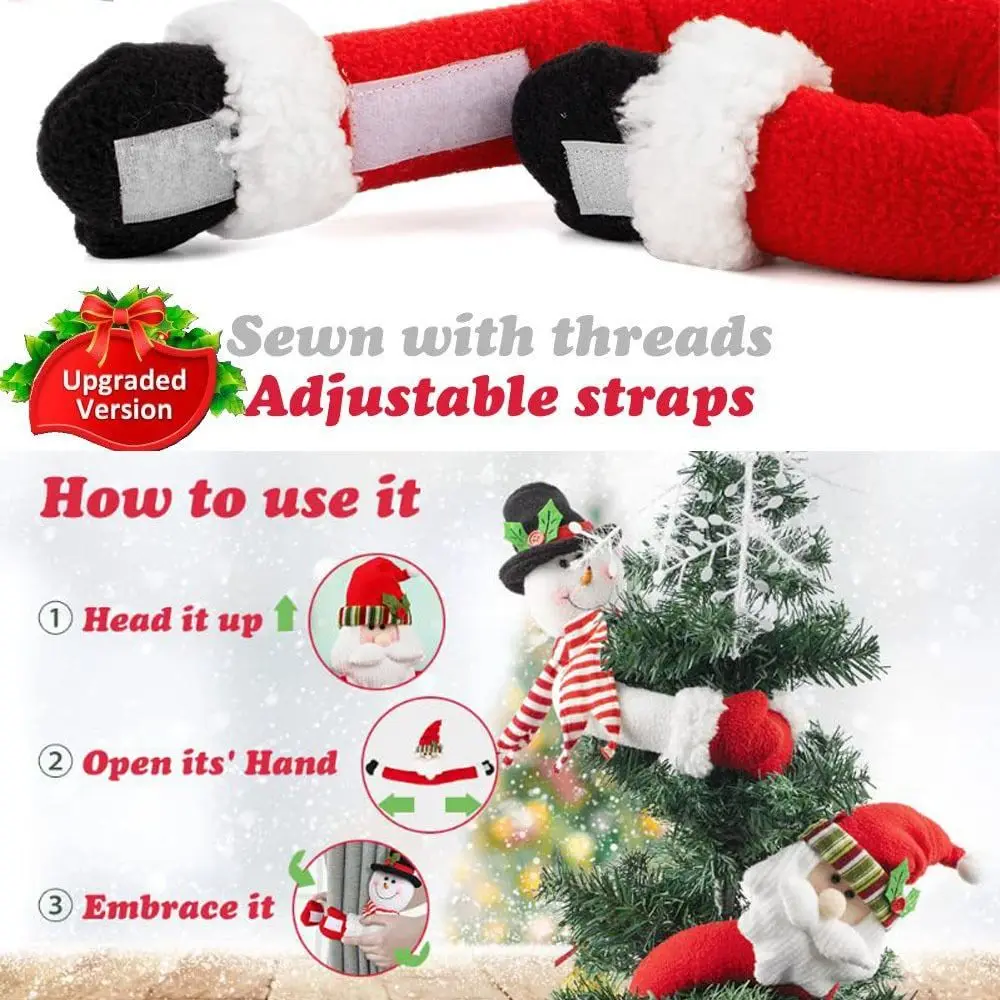 High Quality Snowman Curtain Clasp Santa Claus Easy to Use Band Tiebacks Durable Curtain Clip Holders