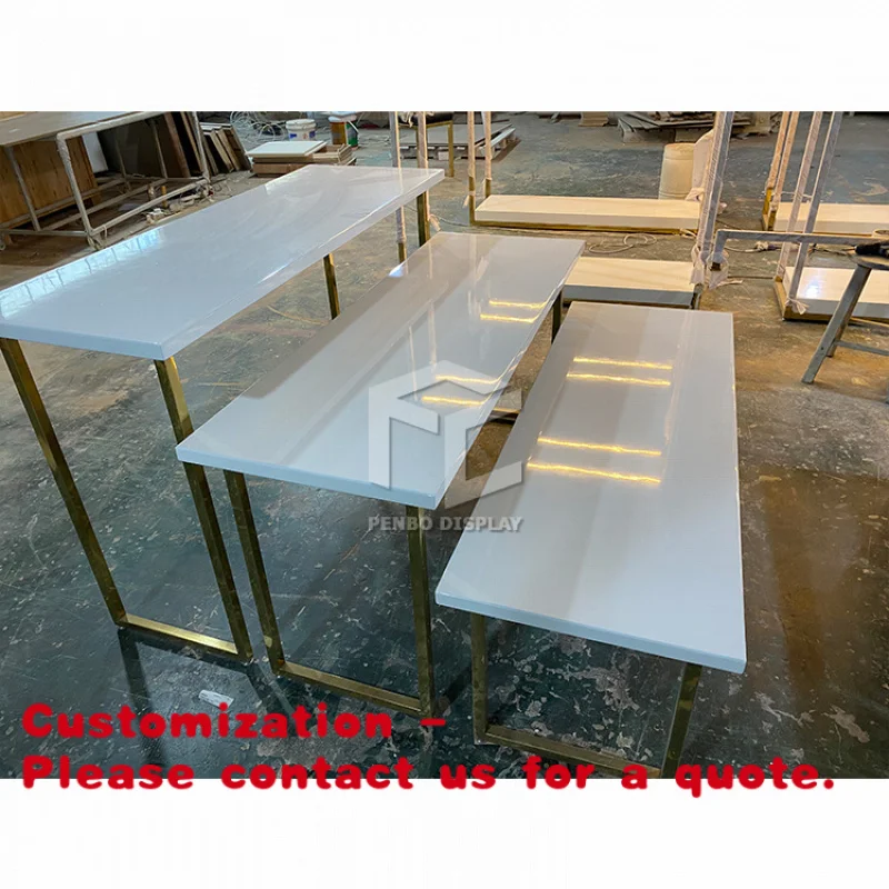 

Customize.High Quality Clothing Store Nesting Table Fashion Shoes Display Table Handbag Storage Rack Garment Retail Shop Bag Sho