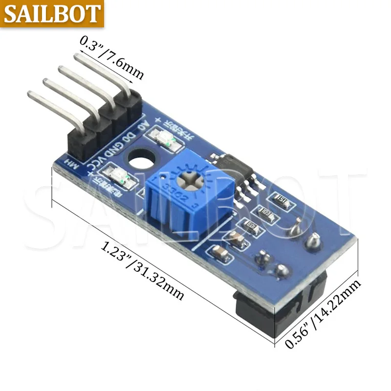 5 قطعة/الوحدة TCRT5000 الأشعة تحت الحمراء عاكس IR الكهروضوئية مفتاح مستشعر 3.3 فولت-5 فولت حاجز خط المسار وحدة الاستشعار لتقوم بها بنفسك عدة