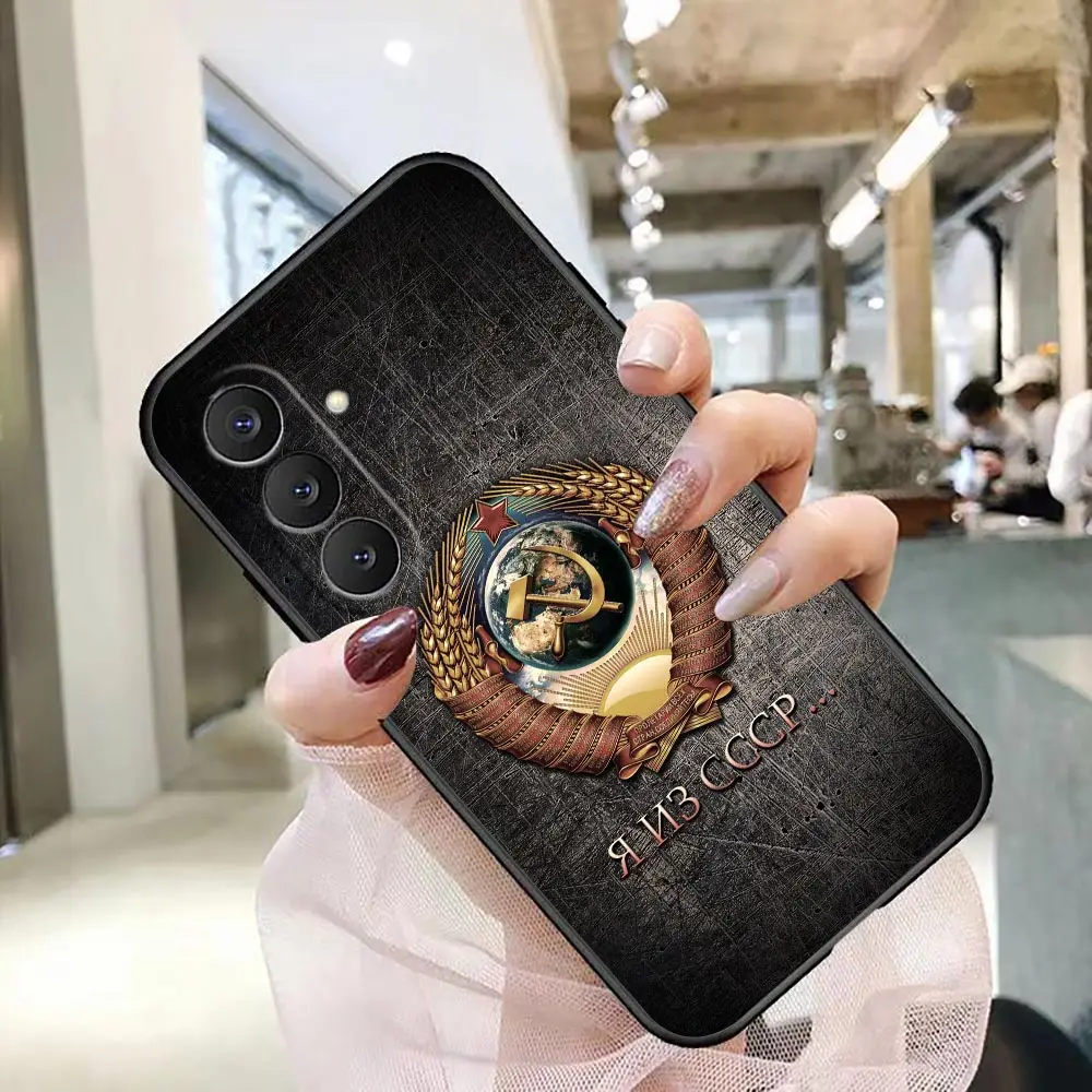 Two-Headed Eagle Flag Russia Cover Phone Case For Samsung Galaxy S26 S25 S24 S23 S22 S21 S20 FE Ultra Plus Funda Coque Shell