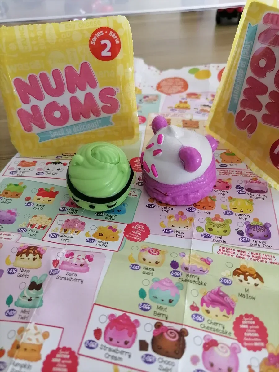 NUMNOMS Fragrance Dolls Blind Box Toy Collection Cute Animal Model Lovely Lipgloss Stamp Children Birthday Gifts