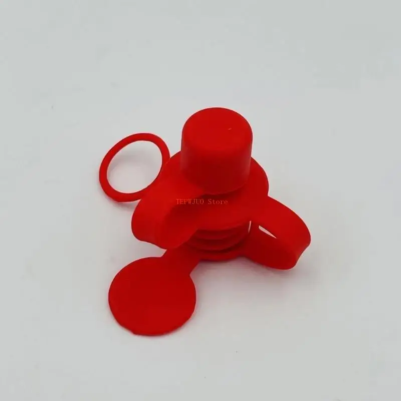 U50F ترقية غطاء زجاجة ماء مقاوم للانسكاب زجاجة ماء محمولة غطاء تويست غطاء زجاجة مياه مطاطية محول للأطفال #5