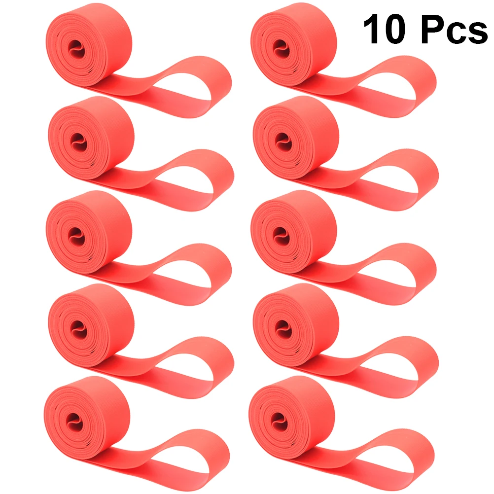 

10pcs Bike Tire Liner Anti-puncture Rim Tape Durable Explosion-proof Mountain Cycling Strips Long Distance Stable Ride Bike