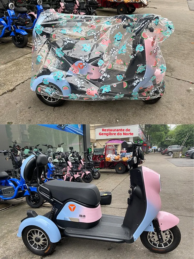 透明な電動三輪車用ダストカバー、雨よけ保護シールド（ヤデア三輪車およびアイマ電動三輪車用）