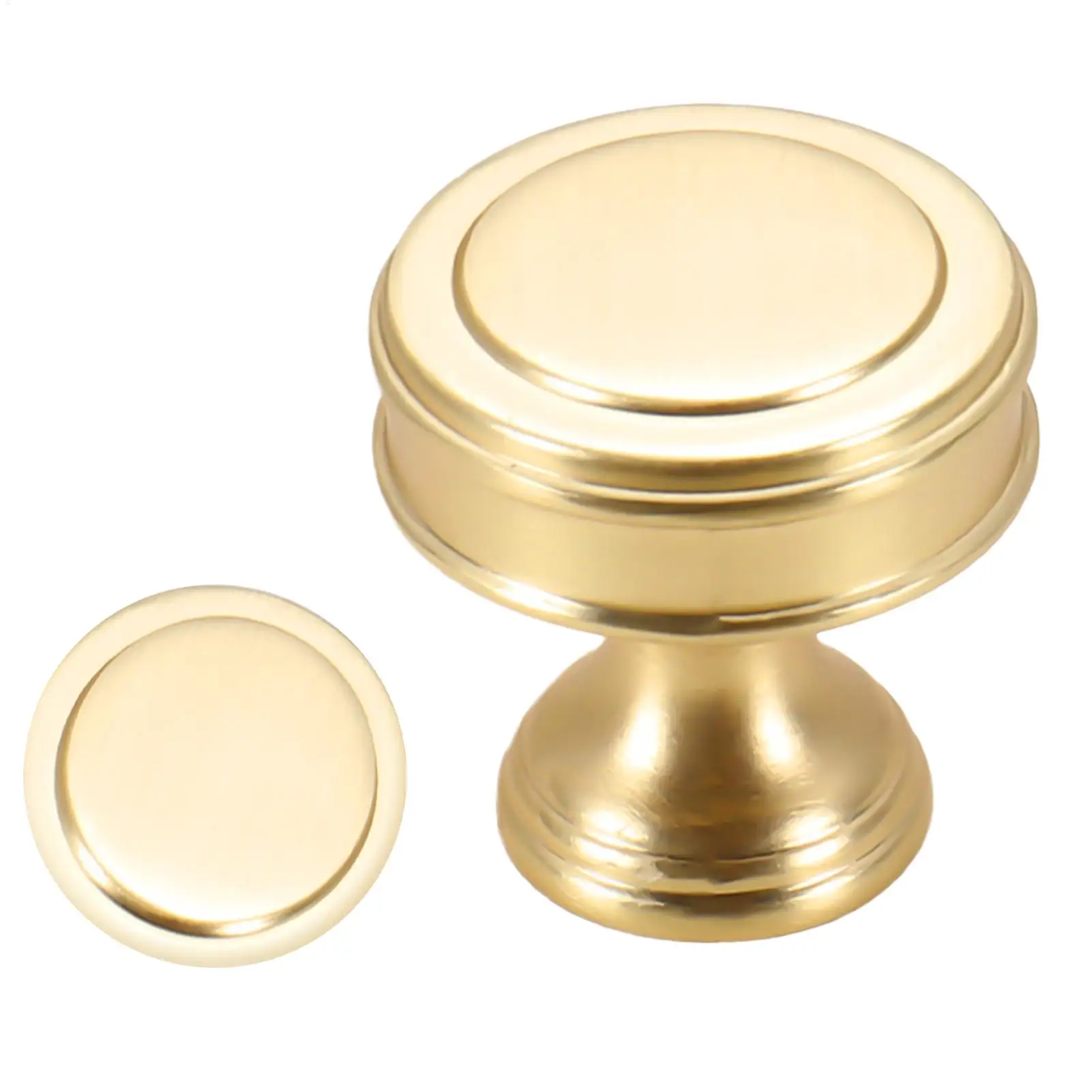 Cabinet Knobs Modern Zinc Alloy Pulls Round Cabinet Knobs Drawer Handles For Home Office Rv Garage Pantry Kitchen Bathroom