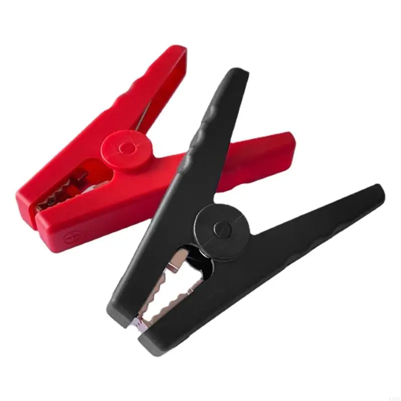 L5BF Clips Car Battery Clamps Clip 100A Red Black Electrical Connection Battery Terminals