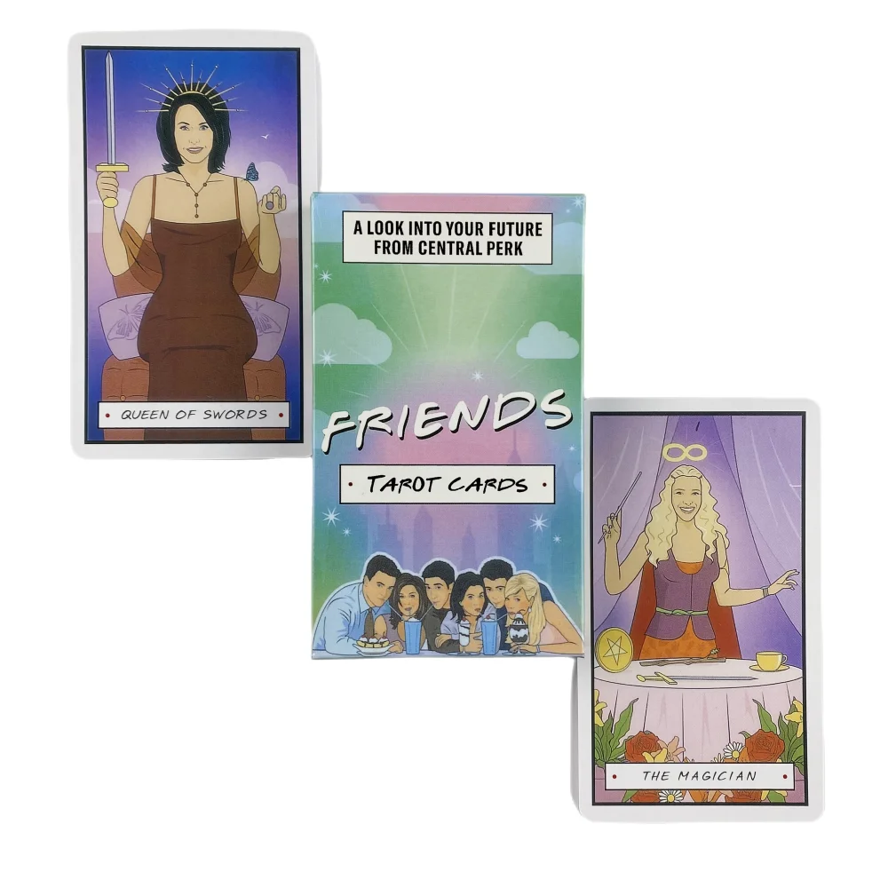 Friends Golden Girls Ghost The One World Tarot Cards Classic Divination Visions Oracle Board Games Deck