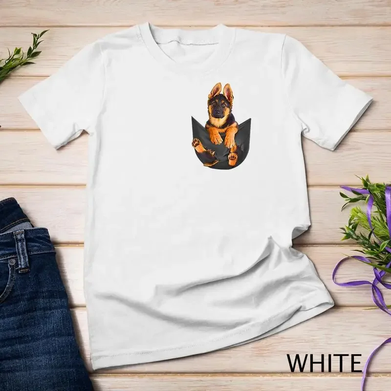 Pocket German Shepherd Puppy Cute Dog Lover T Shirt T Shirt Unisex T shirt