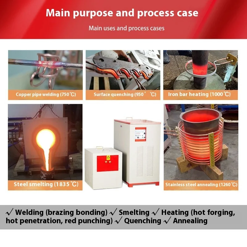 Small Induction Machine Electric Quenching,Melting Copper And Gold Forging Furnace,Medium Frequency Heating Machine Equipment