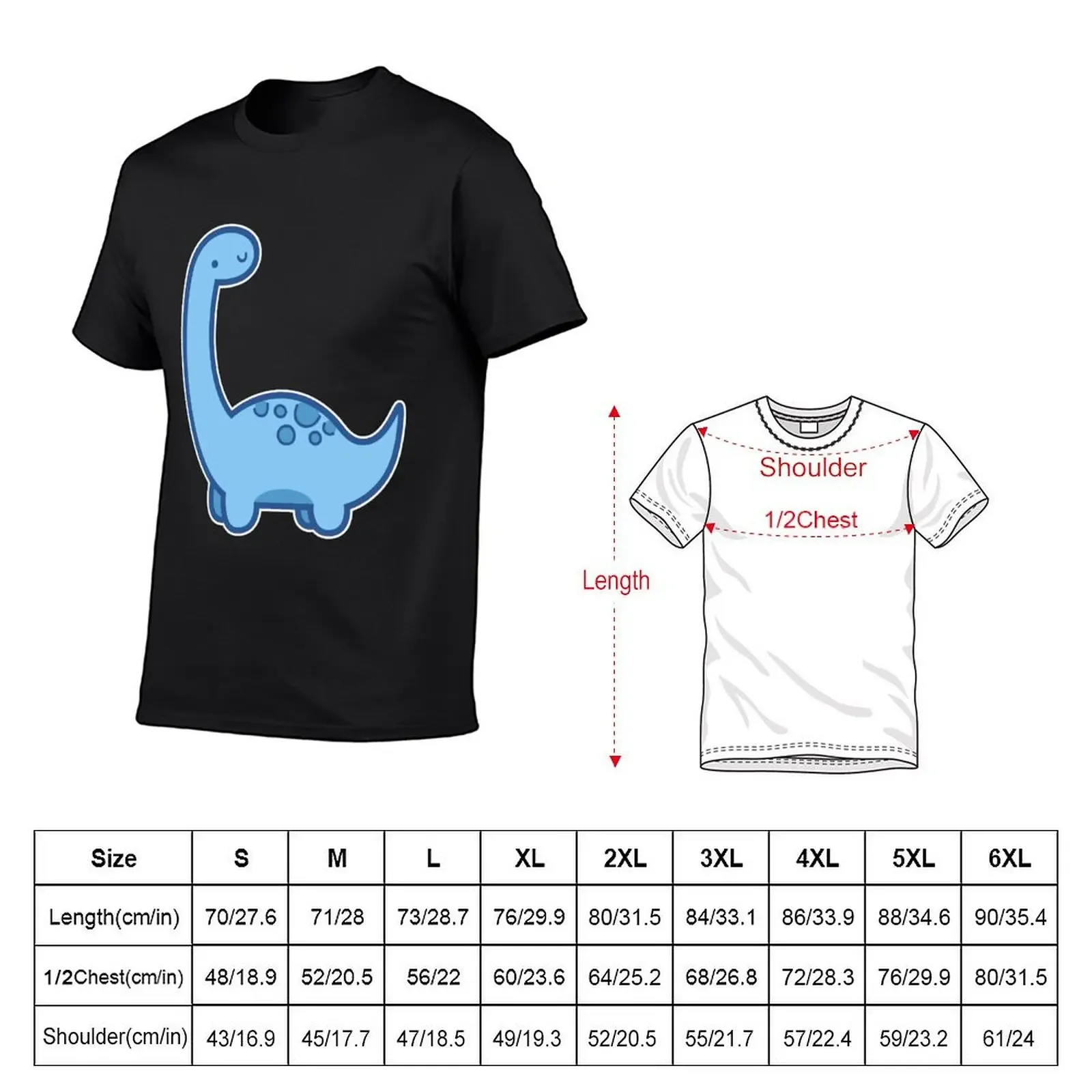 Cute Dino T-Shirt graphic t shirts sports fans plus sizes quick drying mens graphic t-shirts big and tall