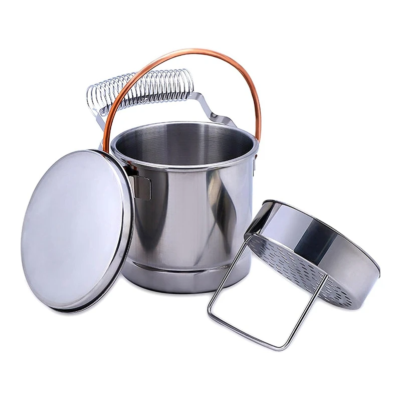 ABNO-Paint Brush Washer,Stainless Steel Paint Brush Holder With Large Capacity Wash Tank And Removable Screen