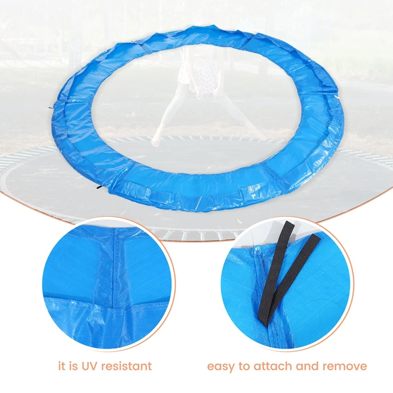 Round Trampoline Replacement Safety Pad Spring Cover Fit 6Ft Trampoline Frame Edge Cover Accessories