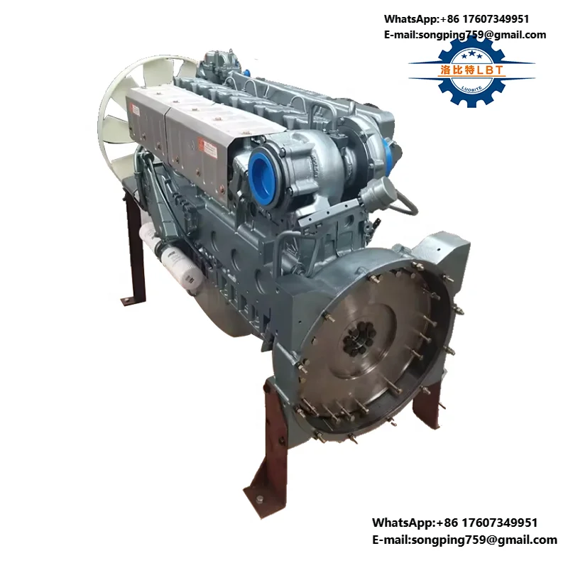 Sinotruk HOWO 371 WD615.47 Diesel Engine Suitable for HOWO 8x4 Dump Truck Parts Brand-new Engines HW47150105 WD615 Engine Series