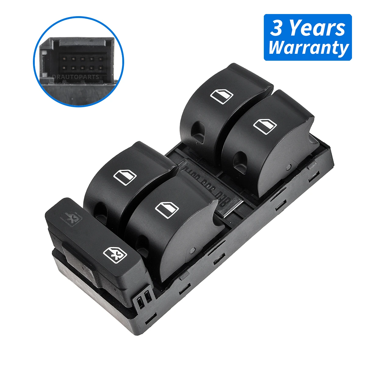 Master Window Control Switch 8E0959851,8E0959851D,8E0959851B,8E0959851B5PR For AUDI A4 B7 2004-2008 1.6/1.8/2.0/2.5/2.7/3.0/3.2