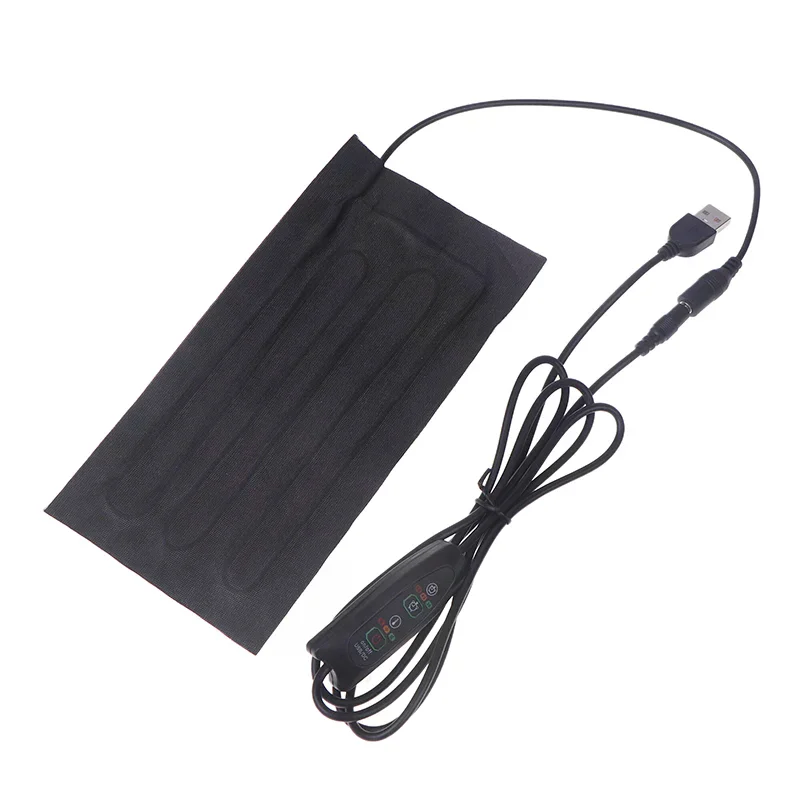 Winter Household Essential 5V Carbon Fiber Heated Pads USB Charging Waist Belly Warming Mat Portable Warm Plate