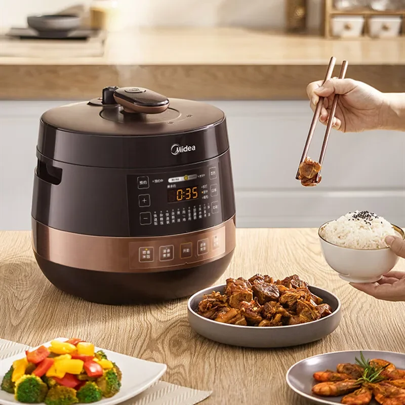 ميديا طنجرة الضغط الذكية 5L 6L طنجرة الأرز غير عصا 2 الأواني الداخلية طباخ متعدد بنقرة واحدة الإصدار الضغط الطبخ