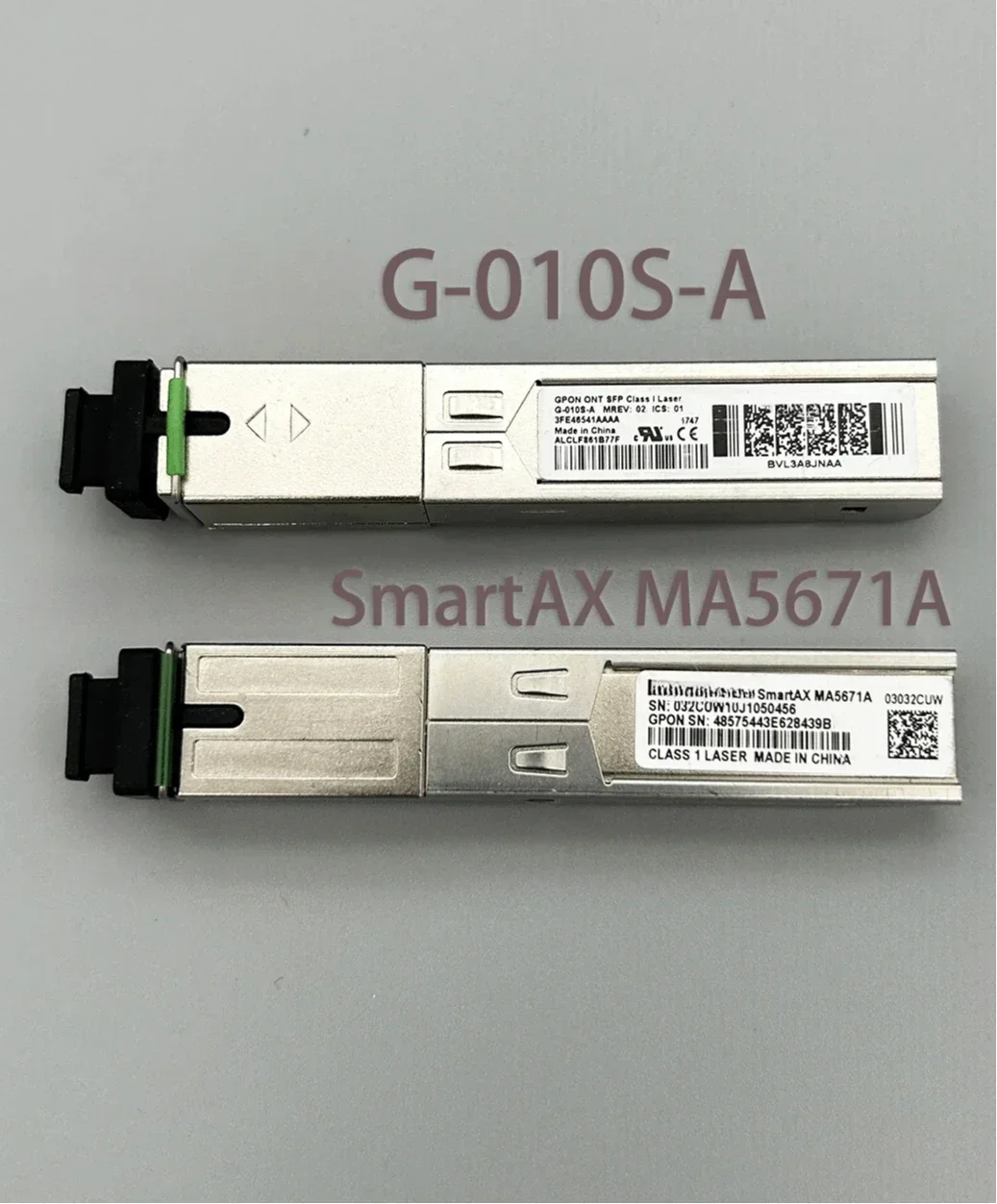 Suitable for Nokia G-010S-A Hwei MA5671A cat stick 2.5G GPON protocol SFP optical module sends large heat sink + adapter cable