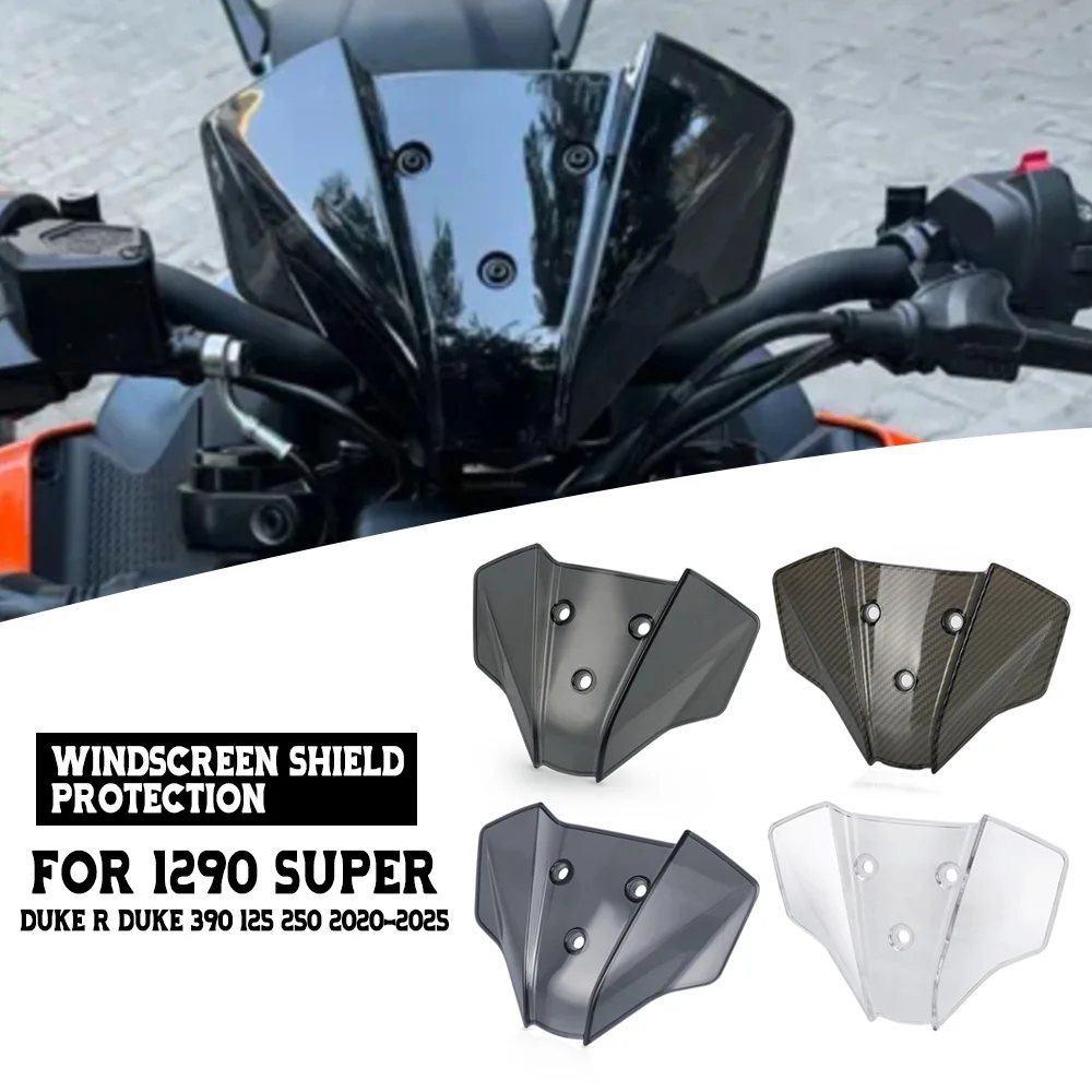 

Duke 390 125 250 2024 2025 Windshield Windscreen 1290 Super Duke R 2020 2021 2022 2023 Front Wind Shield Screen Air Deflectors