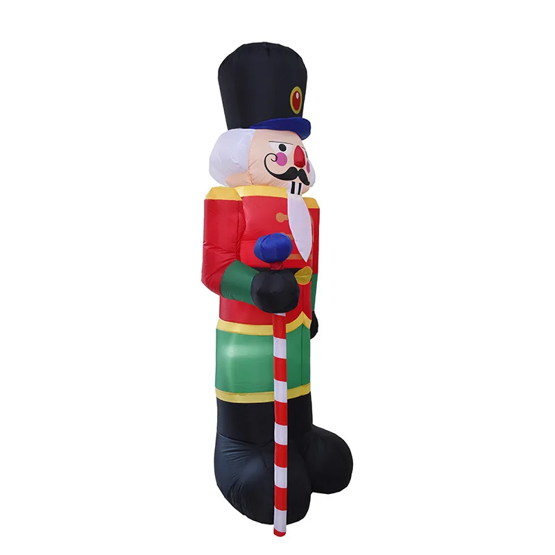 

2.4 meters Christmas inflatable, Santa inflatable, soldier air model Christmas decoration supplies