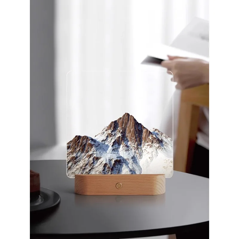 Rizhao Jinshan ornament gift night light men and women friends commemoration birthday anniversary ornament table