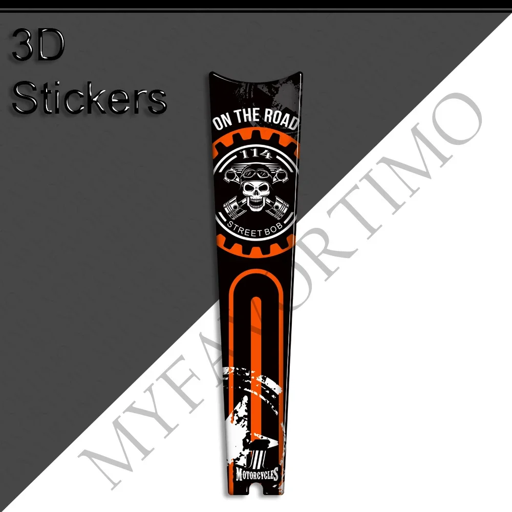 

Fit Harley Davidson Street Bob 114 Stickers Decals Protector Knee Side Grips Gas Fuel Oil Kit Tank Pad