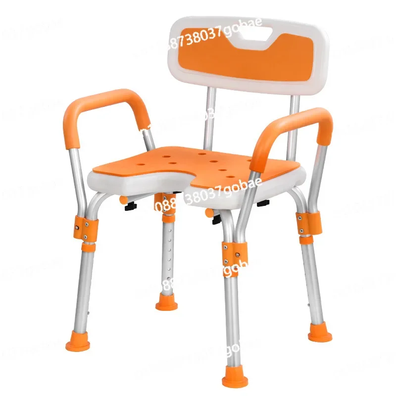 

Elderly Shower Chair, Aluminum Alloy Anti Slip Bathroom Stool