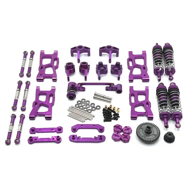 WLtoys 124007 124017 124019 144001 RIaarIo XDKJ-001 XDKJ-006 AM-X12 RC Car Parts Metal Upgrade and Modification Accessories