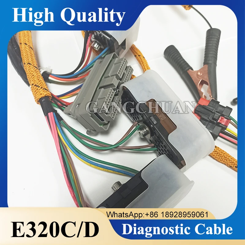 for Caterpillar Test Wiring Harness Excavator E320C E320D Diagnostic Test Cable