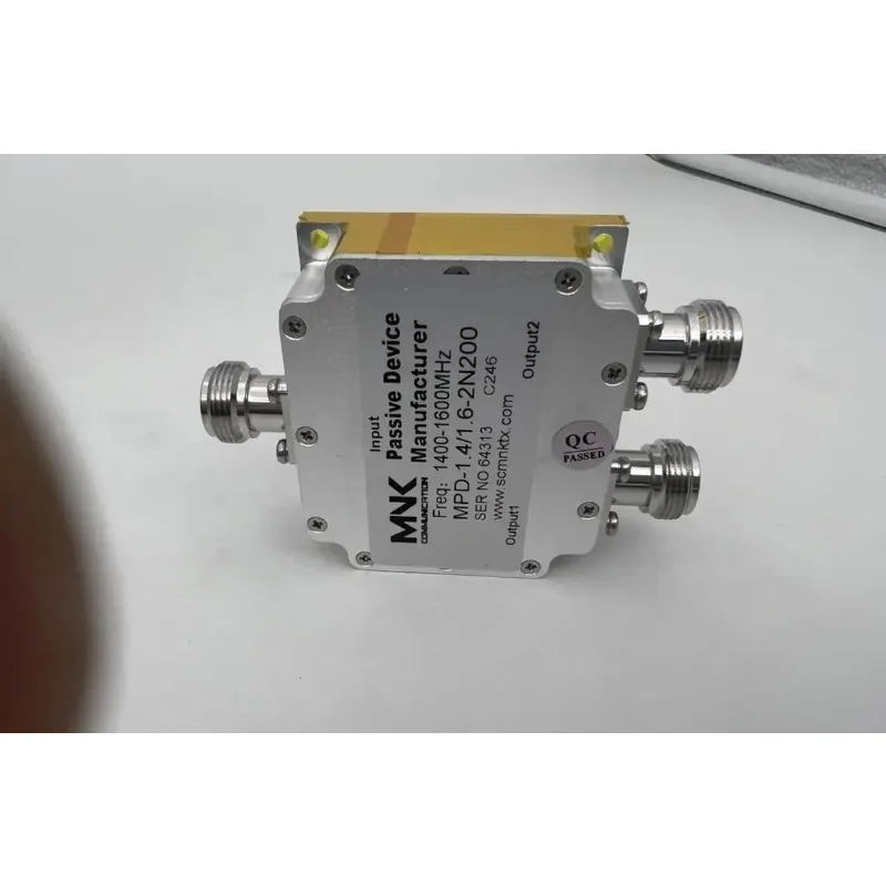 N Female 1400-1600M 200W Two-Way High-Power Divider, Suitable for Positioning System Transmission