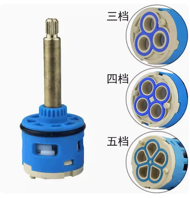 1PC Shower Room Faucet Cartridge Accessories Shower Head Bathtub Water Mixing Valve 3 / 4 Position 26MM 28MM 33MM 35MM 37MM Dia.