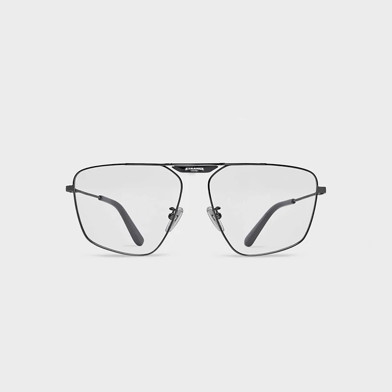 NIGO LP Men's Women's Fashion Silver Nylon Lenses Casual Aviator Myopia Glasses #nigo61241