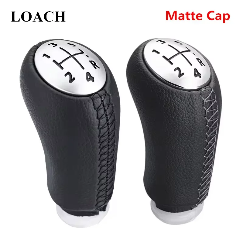 Perilla de palanca de cambios MT mate para Renault Scenic II MK2 Megane 2 MK2 MK Clio III MK3, palanca de cambios, bolígrafo de cabeza, brazo de bola, negro y gris