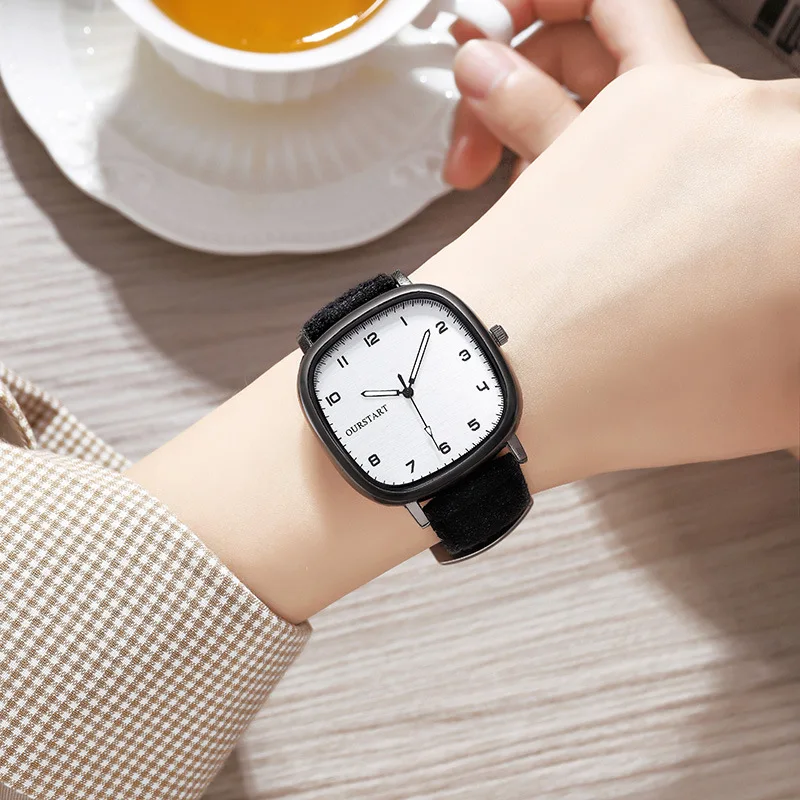 Square Women's Watches Simple Quartz Wristwatches Casual Watches Boys Girls Students Clock for Everyday Gift Reloj Para Mujer 시계