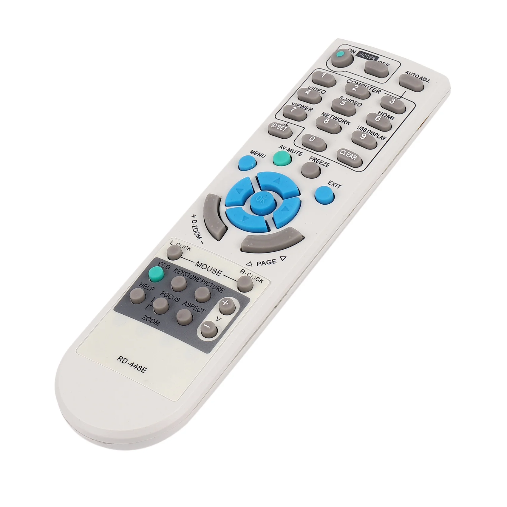 Rd-448E Projector Remote Control For Nec Projector V260X+V300X+V260 Rd-448E Rd-443E Lt180+Lt280 Lt380 M230 Rd-450C M260Xc