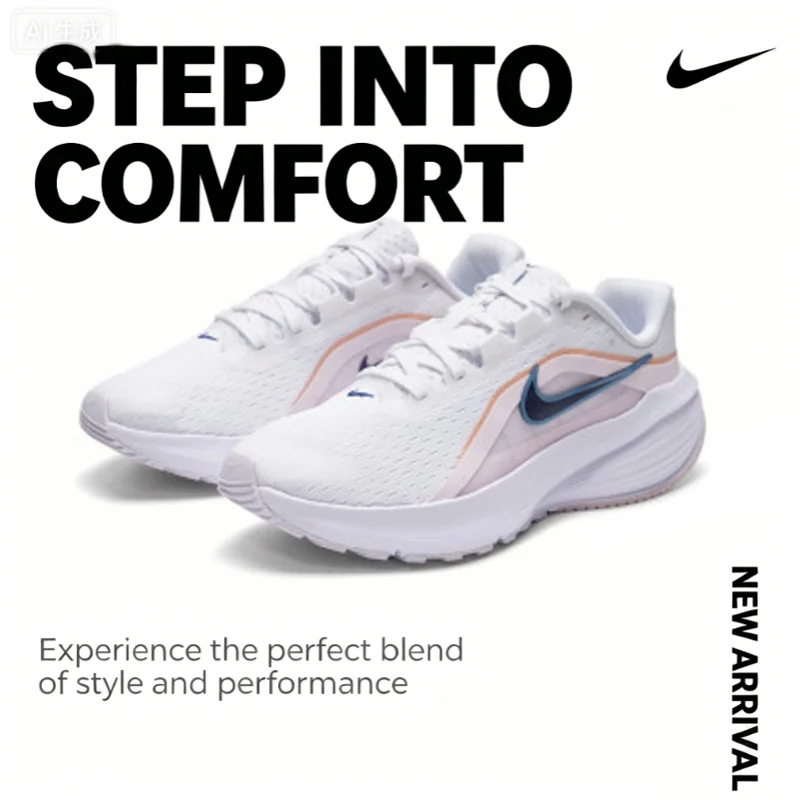 Nike Women’s Downshifter 14 Lightweight Breathable Road Running Shoes Cushion Athletic Sneakers IB1899-101
