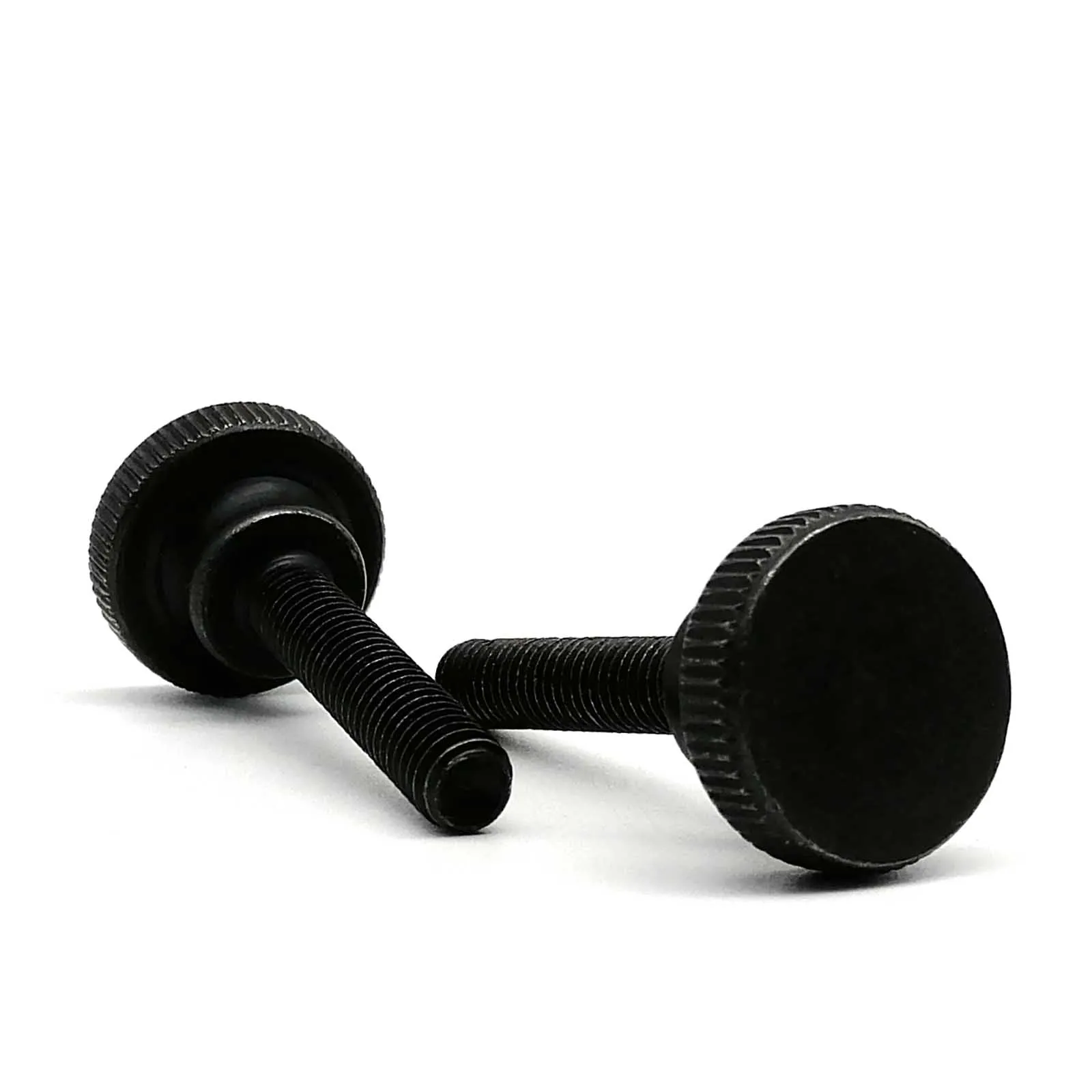 HZYUEGOU M3 M4 M5 M6 M8 M10 DIN464 Schwarze Rändelschraube mit hohem Kopf, Handfeststellschraube, Rändelschraube für Vorhangfassaden, Glas, Einstellschraube – Detail 4