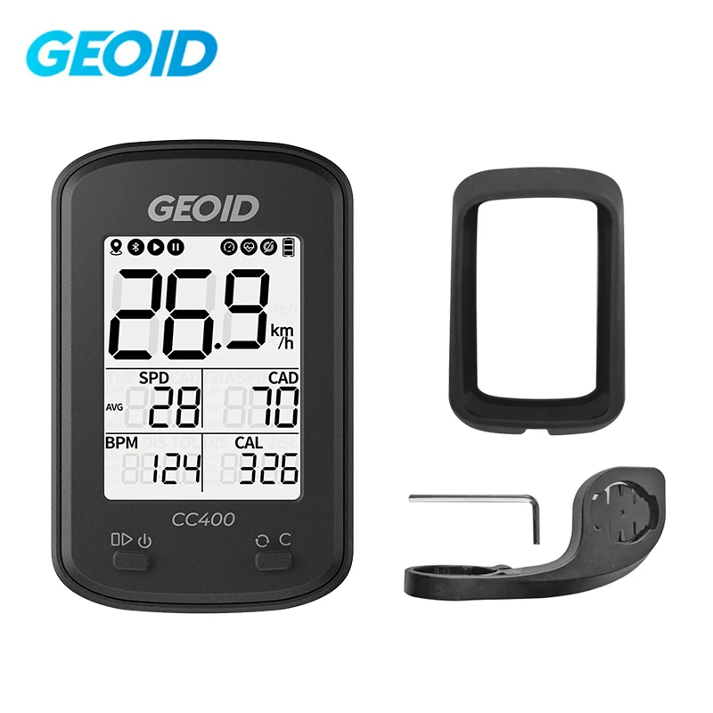 Geoid CC400 Road Bike GPS Computer MTB Smart Bluetooth Waterproof Speedometer