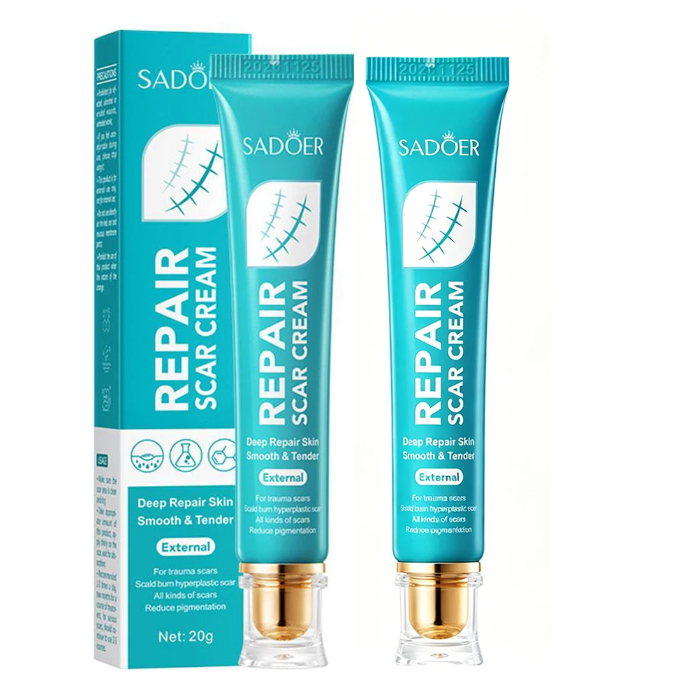 20g Repair Scar Cream For All Skin Types, Skin Smoothing Firming and Fading,Gentle Deep Repair Skin Smooth Tender Body Cream