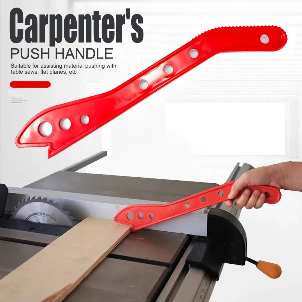 Woodworking Safety Red Yellow Long Style Handle Wood Saw Push Block Sticks Table Saw Woodworking Push Block Tools