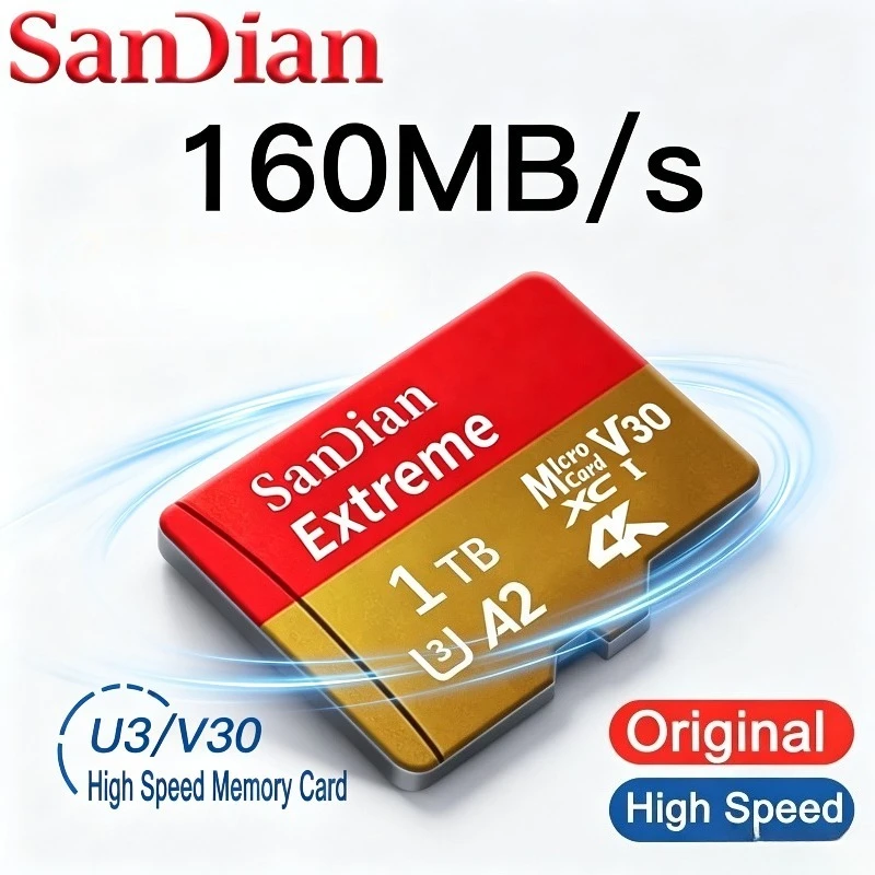 2026 New Original 1TB Micro TF/SD 128GB 256GB Card Memory Card Mini Memory Card Class10 For Camera/Phone/Drone