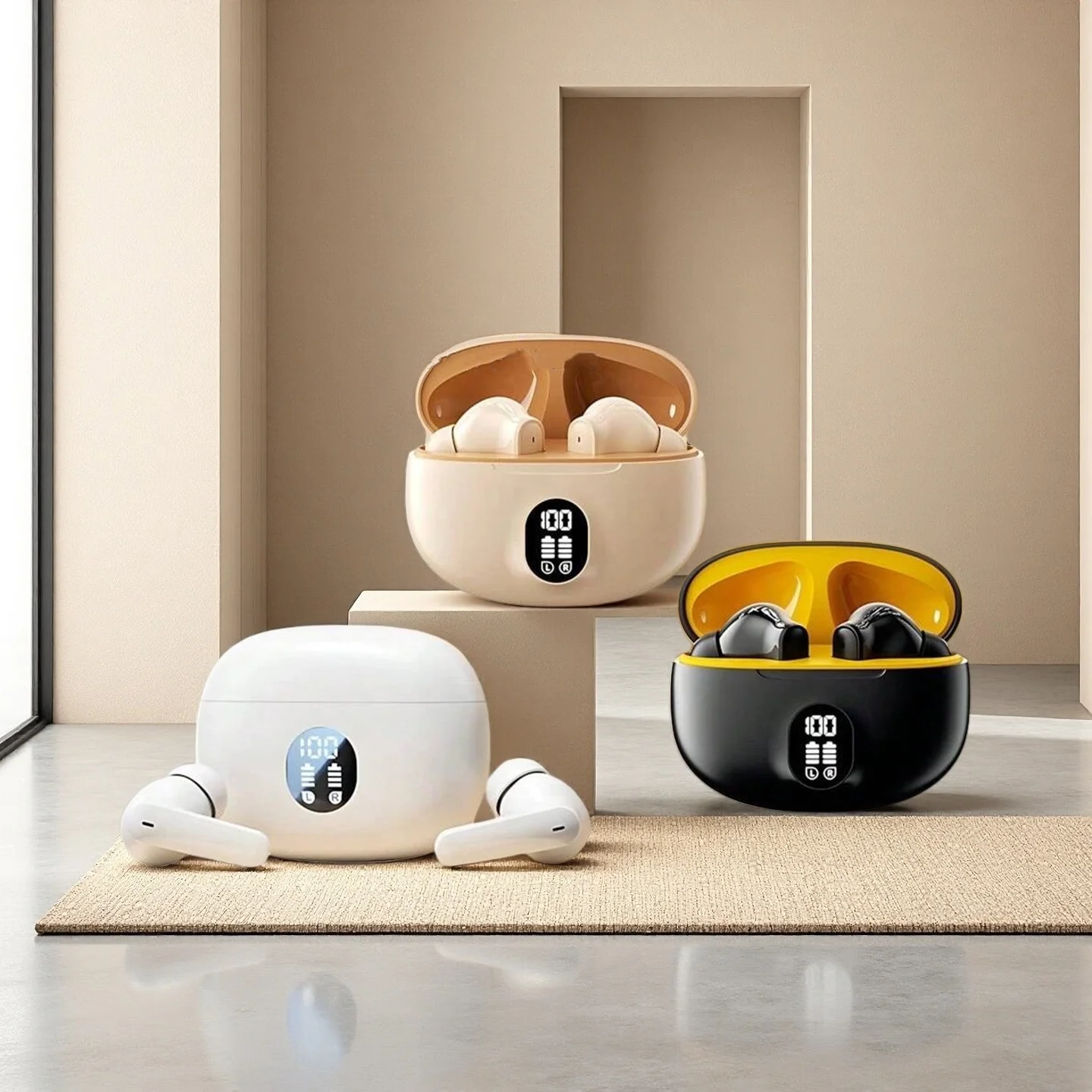 New Tws Wireless He… - image